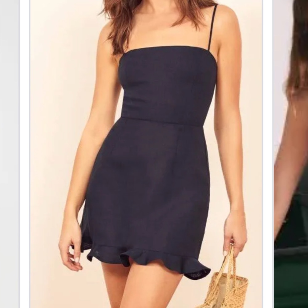 Blue ruffle Dress